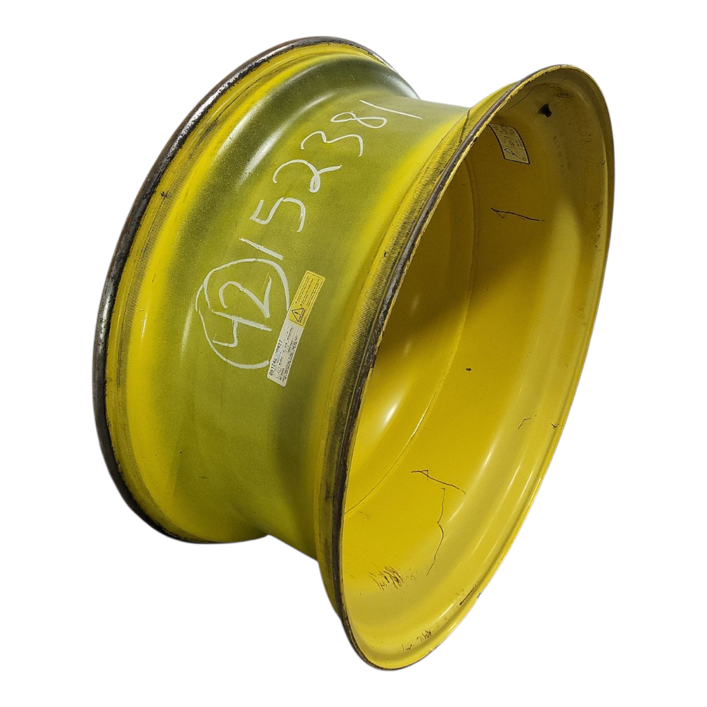 18"W x 42"D, John Deere Yellow 10-Hole Dolly Dual