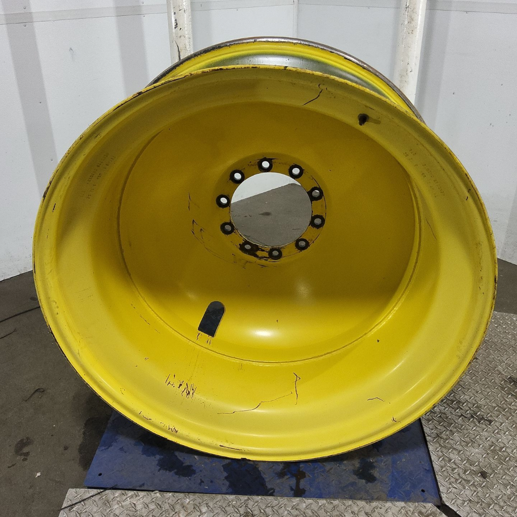 18"W x 42"D, John Deere Yellow 10-Hole Dolly Dual