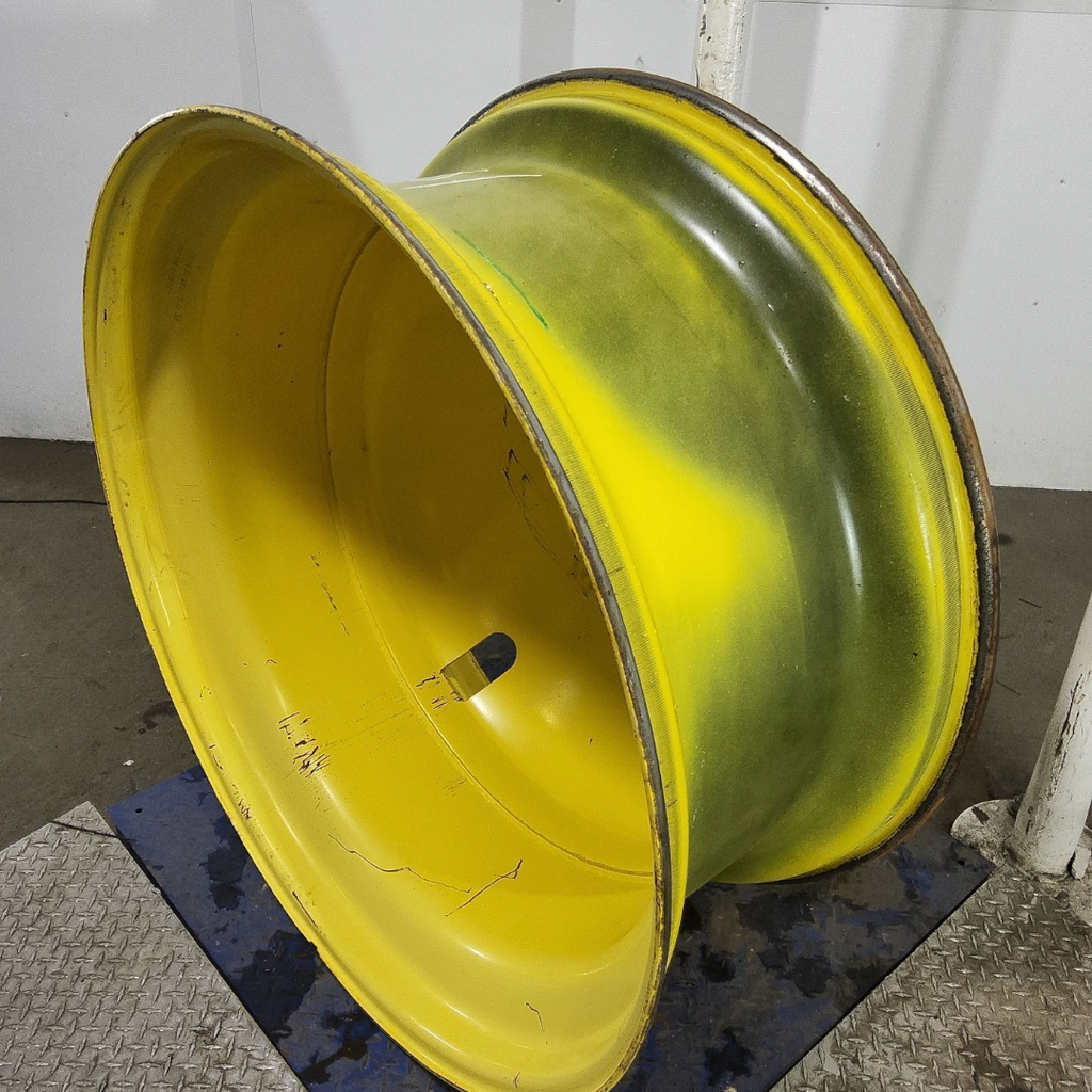 18"W x 42"D, John Deere Yellow 10-Hole Dolly Dual