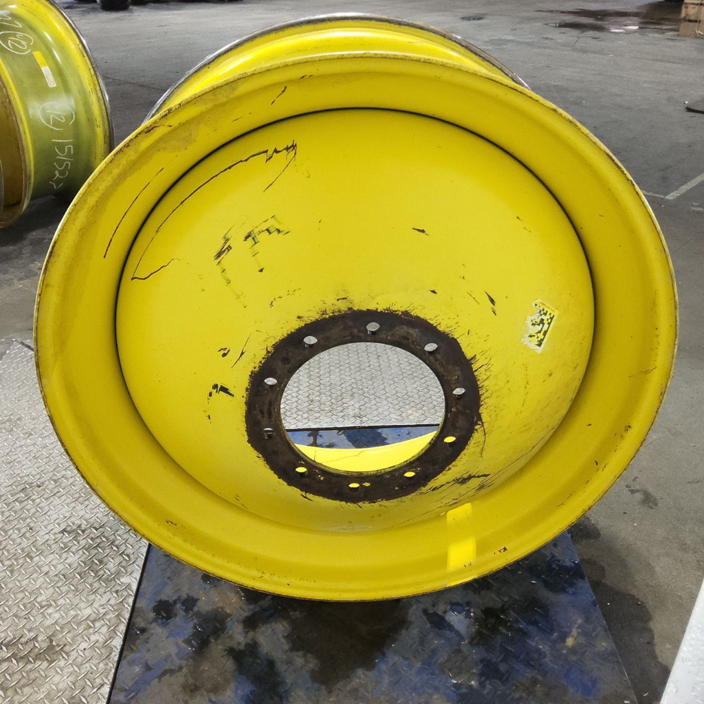 18"W x 42"D, John Deere Yellow 10-Hole Dolly Dual