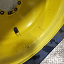 18"W x 42"D, John Deere Yellow 10-Hole Dolly Dual