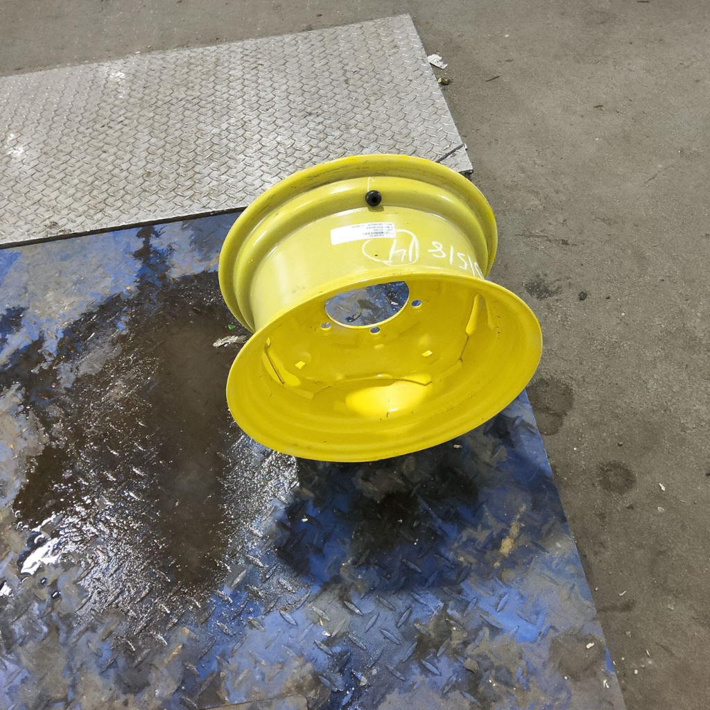 7"W x 14"D, John Deere Yellow 6-Hole Implement