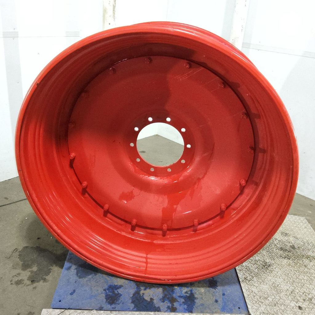 15"W x 50"D, Fendt/Agco Red 16-Hole Stub Disc