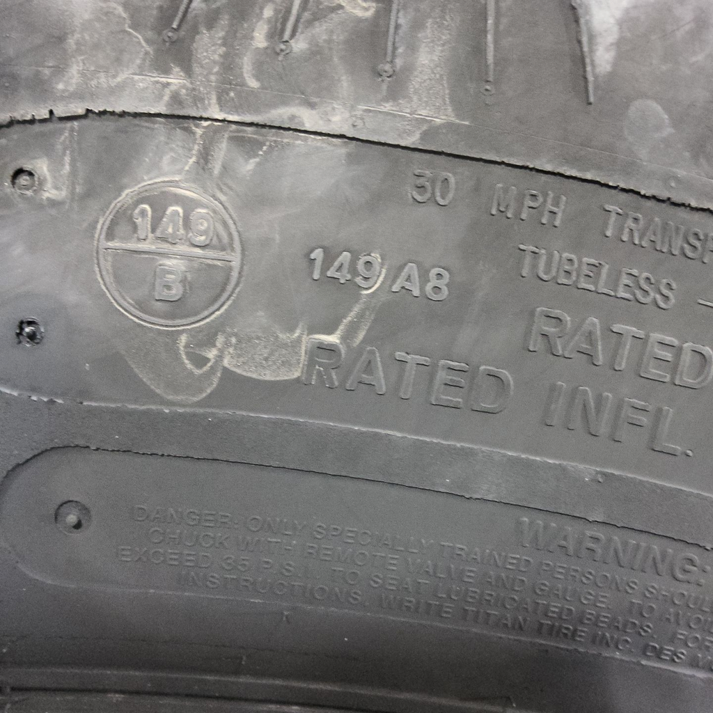 380/90R46 Titan Farm Hi Traction Lug Radial R-1 149B 65%
