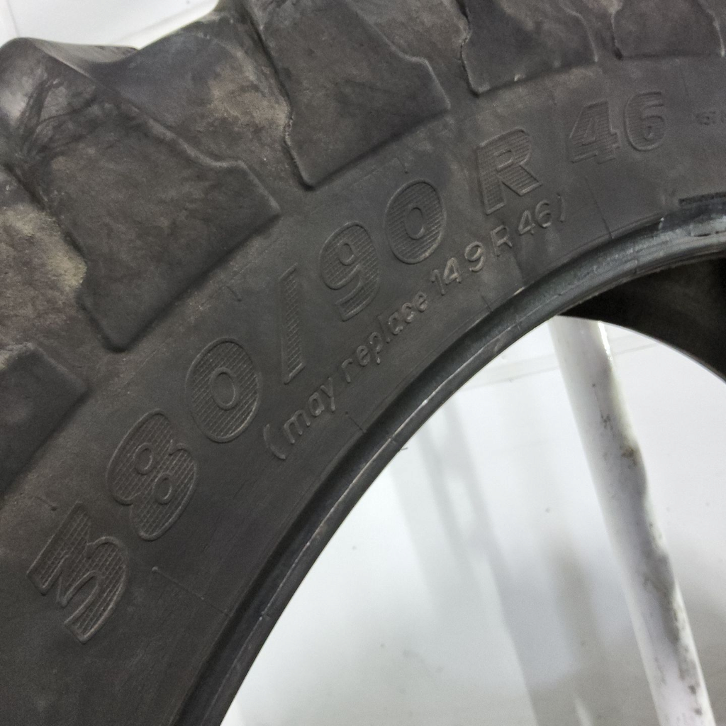 380/90R46 Michelin AgriBib Row Crop R-1W 157B 60%