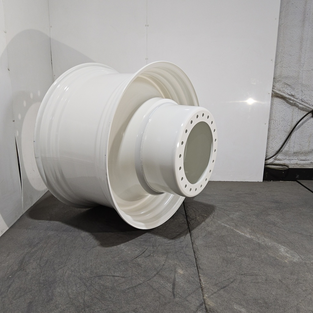 23"W x 42"D, New Holland White 20-Hole Straddle Dual 2.0 - Outside Dual