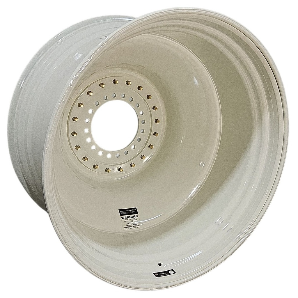 23"W x 42"D, New Holland White 20-Hole Straddle Dual 2.0 - Inside Main
