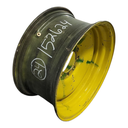 12"W x 24"D, John Deere Yellow 8-Hole Formed Plate