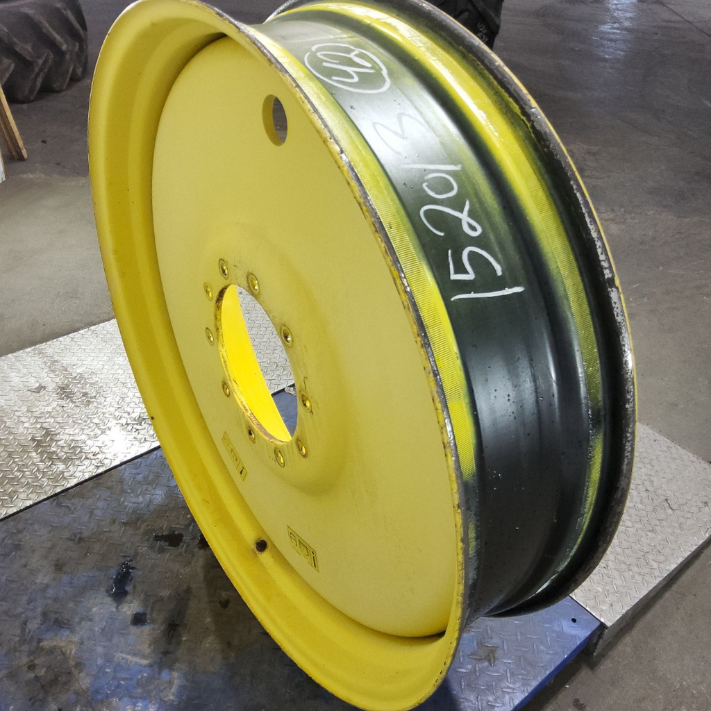 10"W x 42"D, John Deere Yellow 10-Hole Formed Plate Sprayer