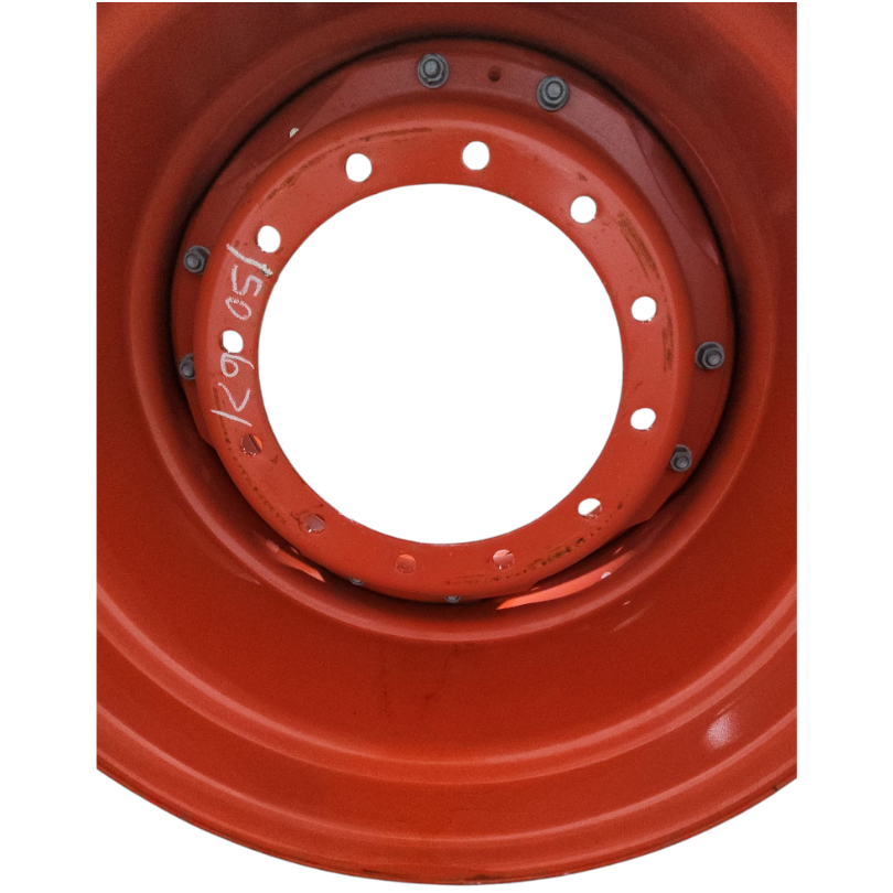 12-Hole Waffle Wheel (Groups of 2 bolts) Center for 28"-30" Rim, Fendt/Agco Red