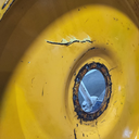 12"W x 54"D, Hagie Orange 10-Hole Formed Plate Sprayer