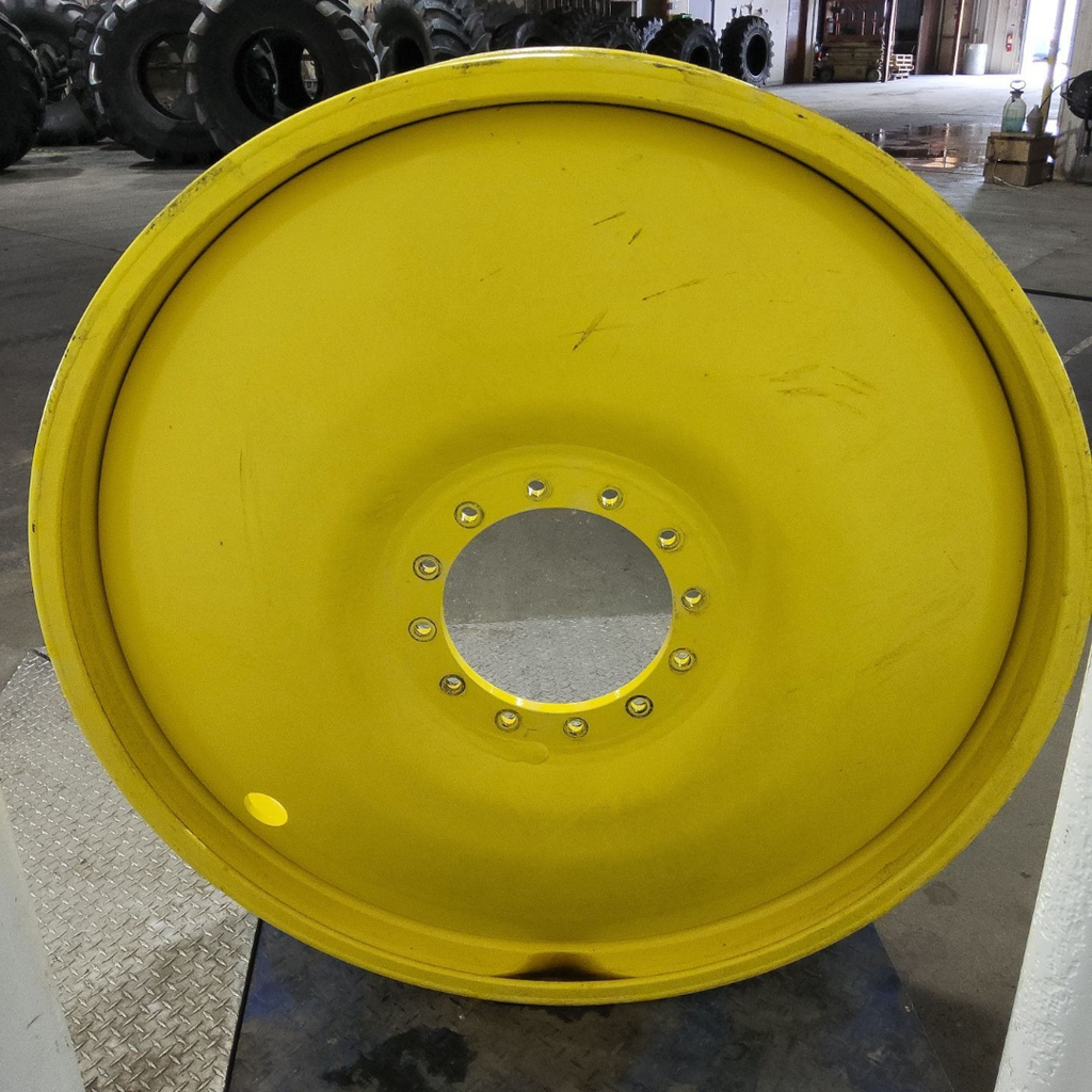 10"W x 50"D, John Deere Yellow 12-Hole Bubble Disc