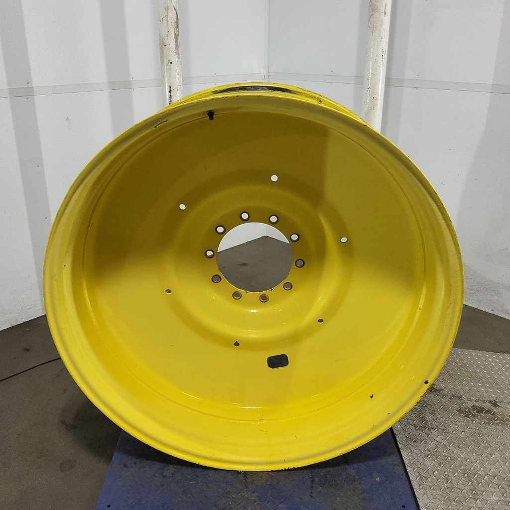 16"W x 46"D, John Deere Yellow 10-Hole Formed Plate
