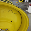 16"W x 46"D, John Deere Yellow 10-Hole Formed Plate