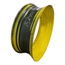 16"W x 46"D, John Deere Yellow 12-Hole Stub Disc