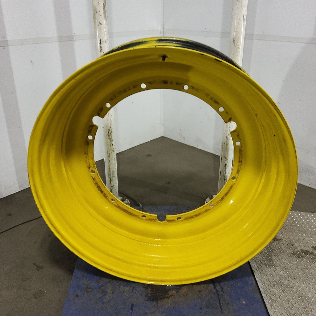 16"W x 46"D, John Deere Yellow 12-Hole Stub Disc