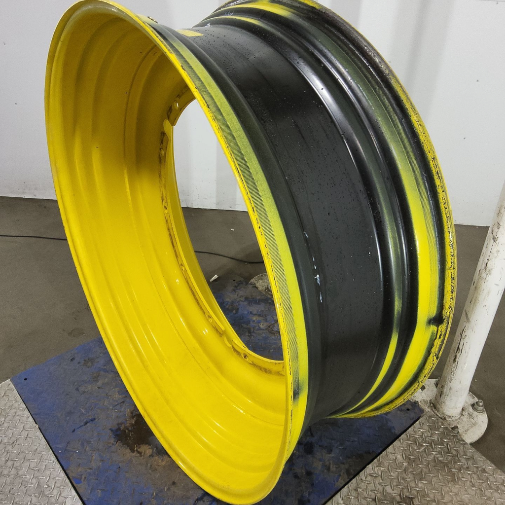 16"W x 46"D, John Deere Yellow 12-Hole Stub Disc