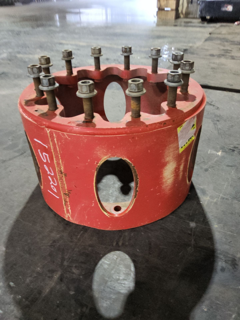 12-Hole 13.5"L FWD Spacer, Fendt/Agco Red