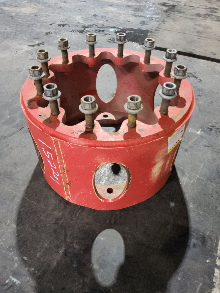 12-Hole 13.5"L FWD Spacer, Fendt/Agco Red