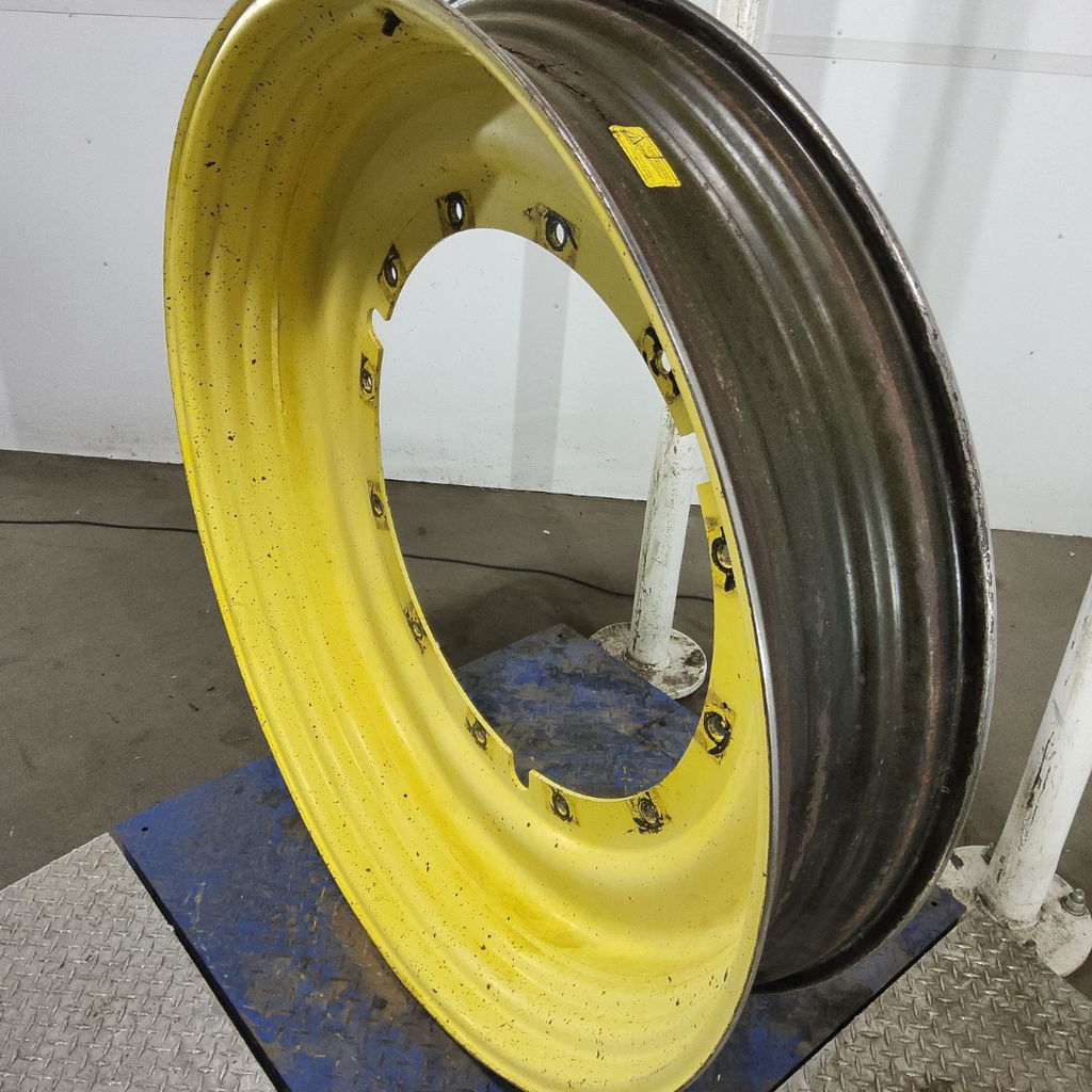 10"W x 50"D, John Deere Yellow 12-Hole Stub Disc