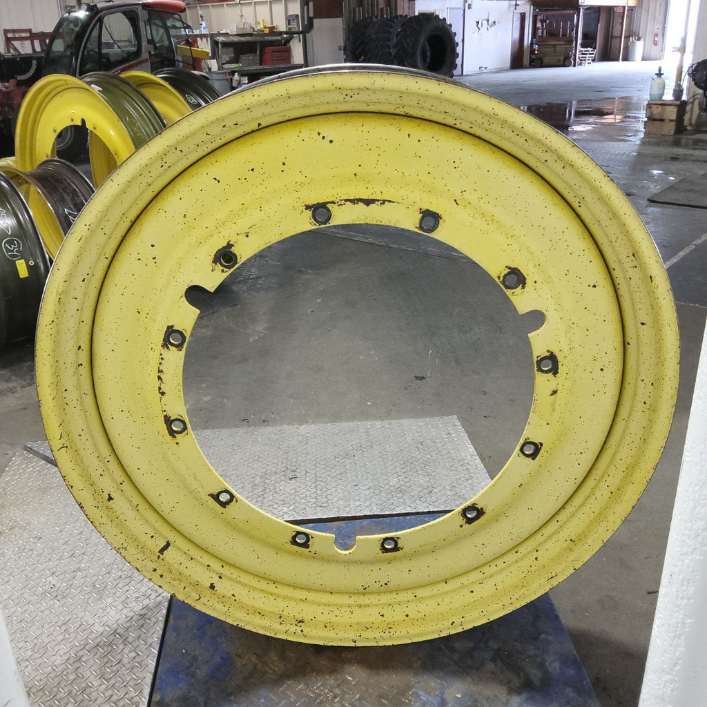 10"W x 50"D, John Deere Yellow 12-Hole Stub Disc