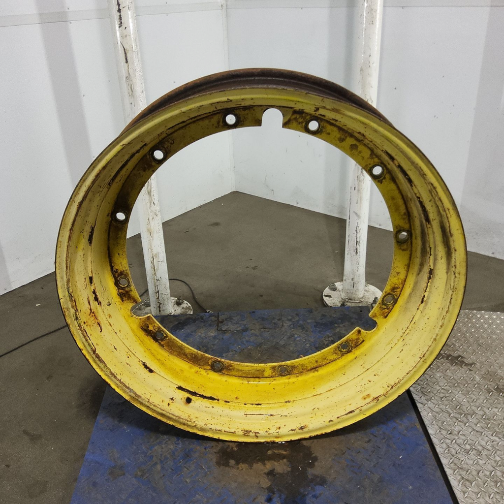 10"W x 38"D, John Deere Yellow 12-Hole Stub Disc