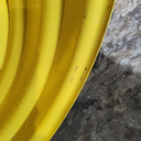 15"W x 30"D, John Deere Yellow 12-Hole Waffle Wheel (Groups of 3 bolts)