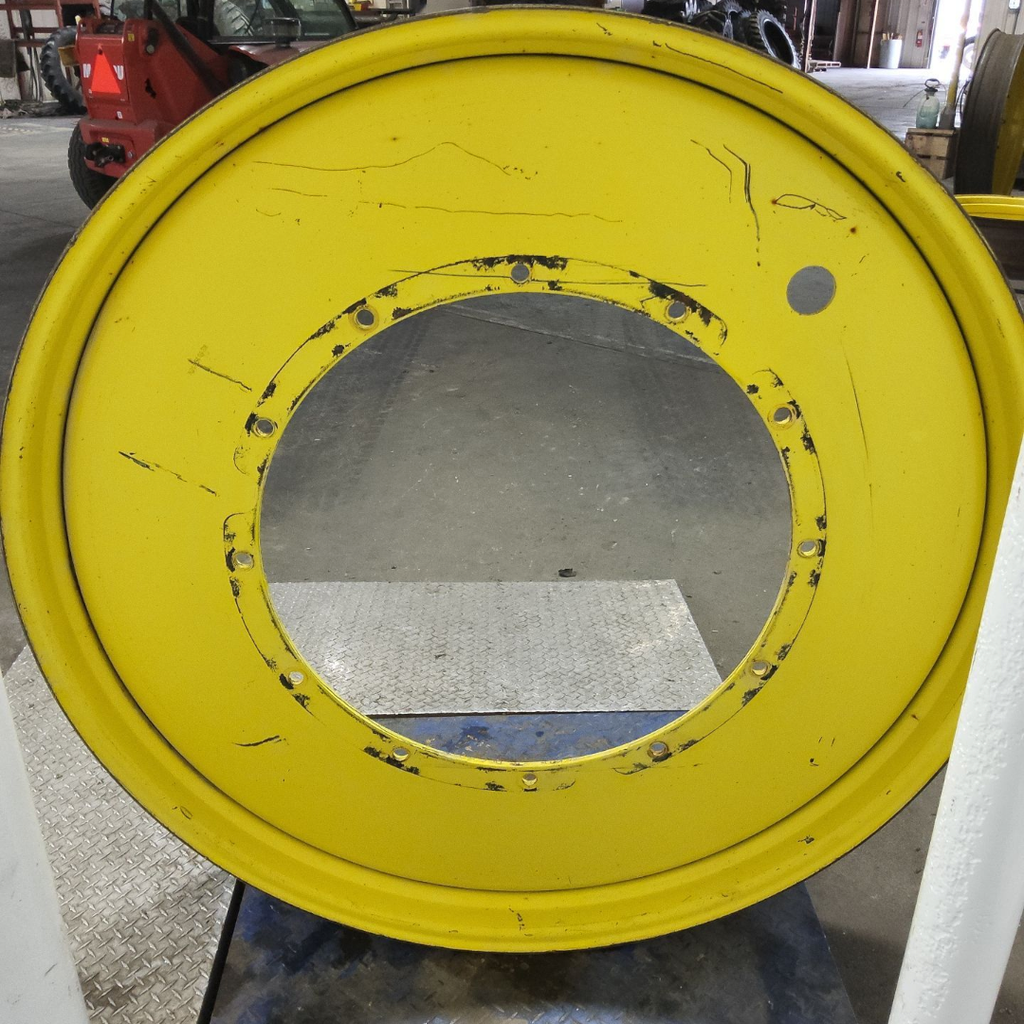 10"W x 54"D, John Deere Yellow 12-Hole Stub Disc