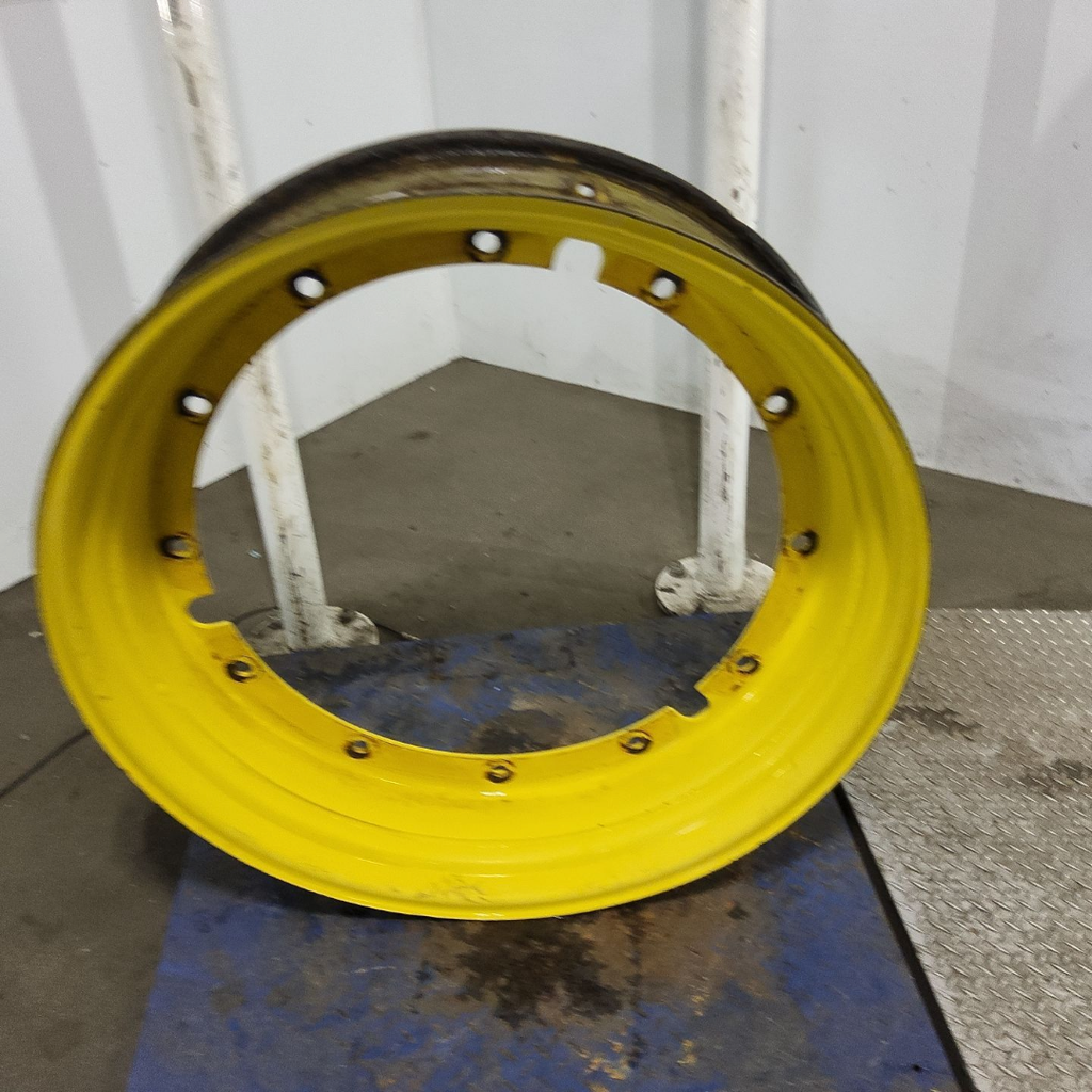 10"W x 38"D, John Deere Yellow 12-Hole Stub Disc