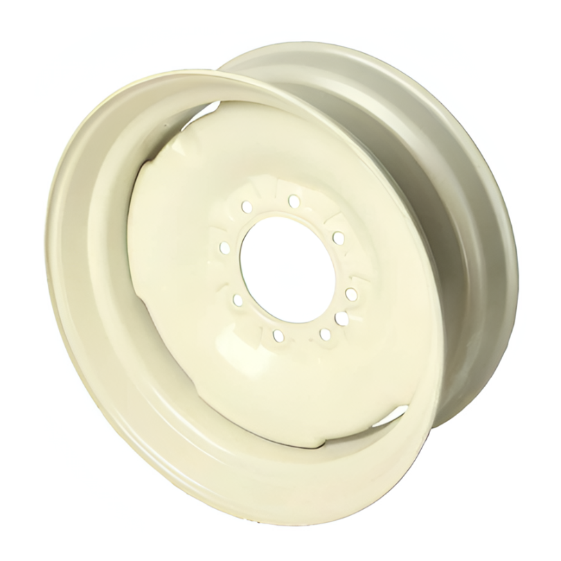 8.25"W x 22.5"D, Off White 8-Hole Stamped Plate