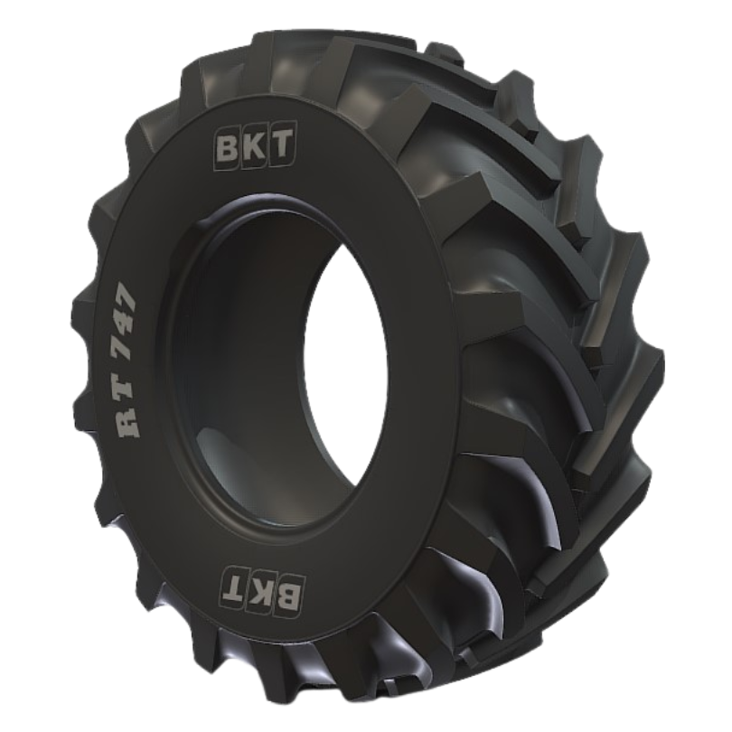 19.5LR24 BKT Tires RT 747 Agro Industrial R-4 B (4 Ply), 157A8 100%