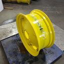 11"W x 28"D, John Deere Yellow 6-Hole Rim, Clamp/Loop Style , 6.25" Offset