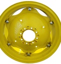 8-Hole Rim with Clamp/Loop Style Center for 28" Rim, John Deere Yellow