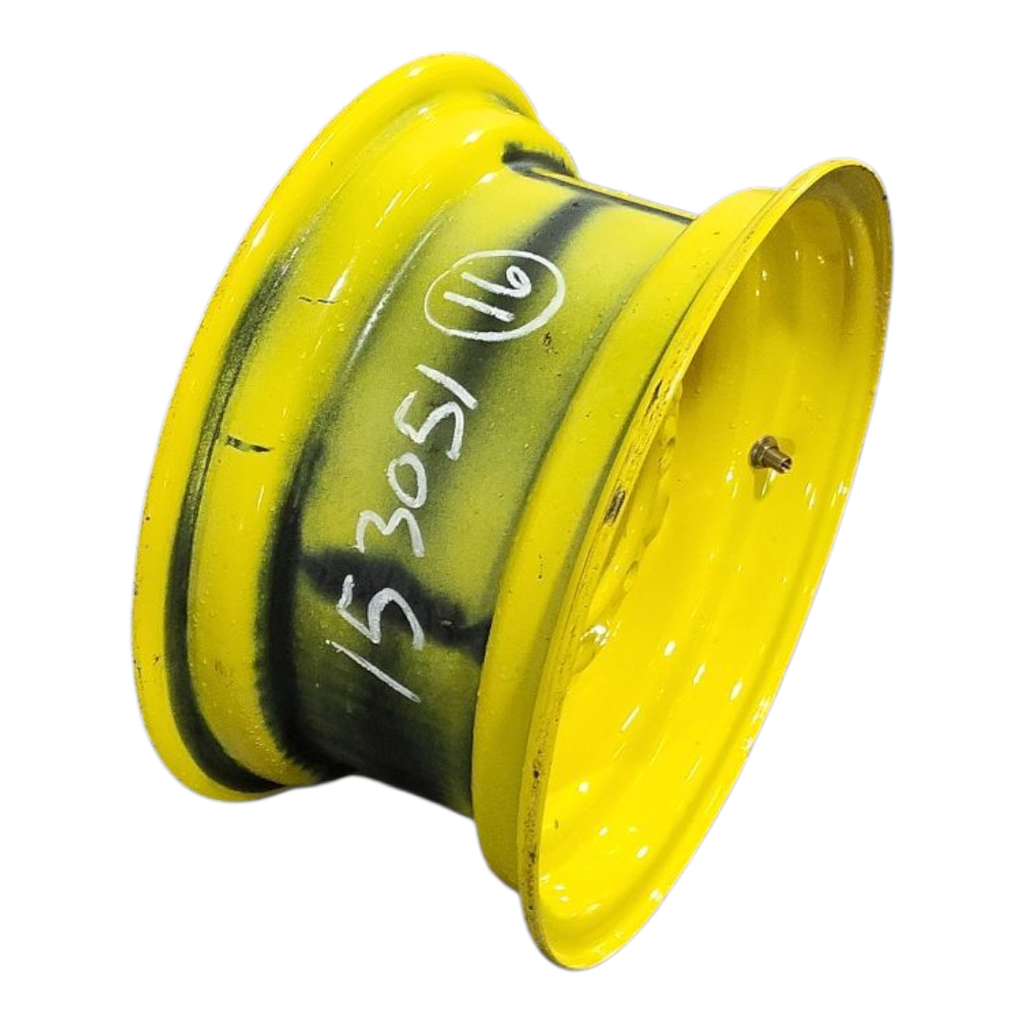 8"W x 16"D, John Deere Yellow 6-Hole Implement , 1.44" Offset