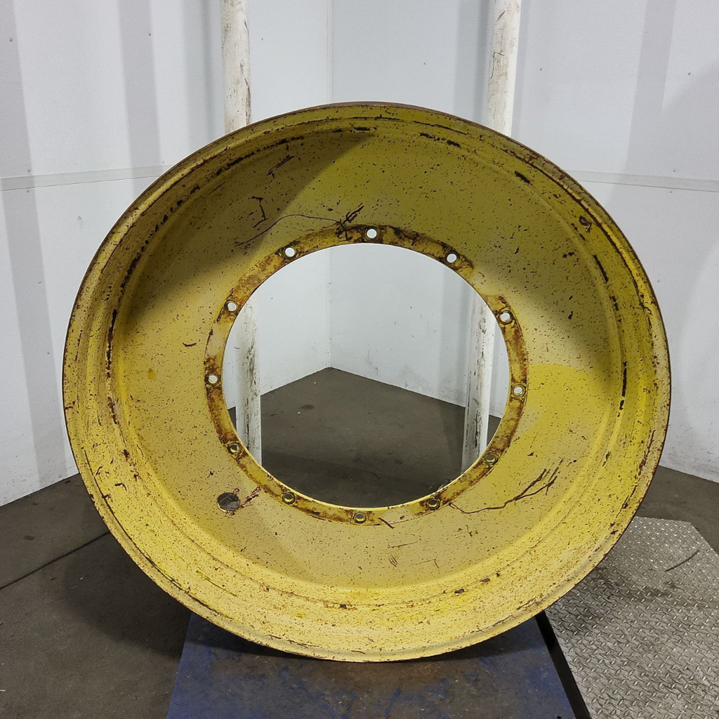 10"W x 54"D, John Deere Yellow 12-Hole Stub Disc , -3.25" Offset