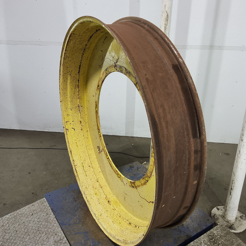 10"W x 54"D, John Deere Yellow 12-Hole Stub Disc , -3.25" Offset