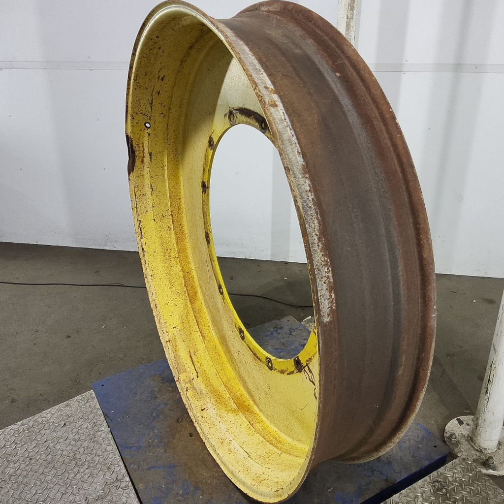 10"W x 54"D, John Deere Yellow 12-Hole Stub Disc , -3.25" Offset