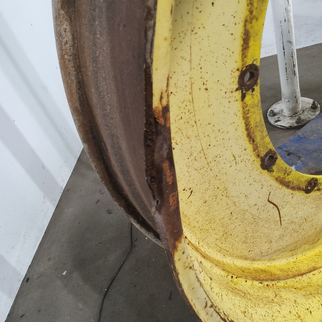 10"W x 54"D, John Deere Yellow 12-Hole Stub Disc , -3.25" Offset