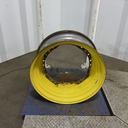 13"W x 30"D, John Deere Yellow 12-Hole Waffle Wheel (Groups of 3 bolts) , 2.88" Offset