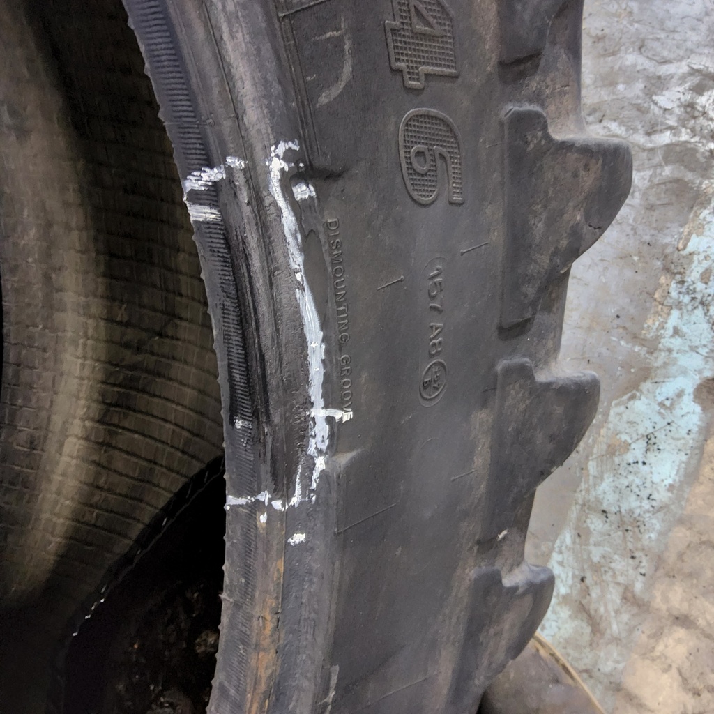 380/90R46 Michelin AgriBib Row Crop R-1W 157B 60%