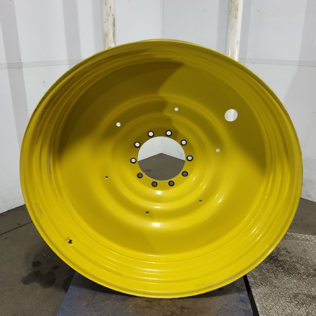 15"W x 50"D, John Deere Yellow 10-Hole Formed Plate , -6.62" Offset