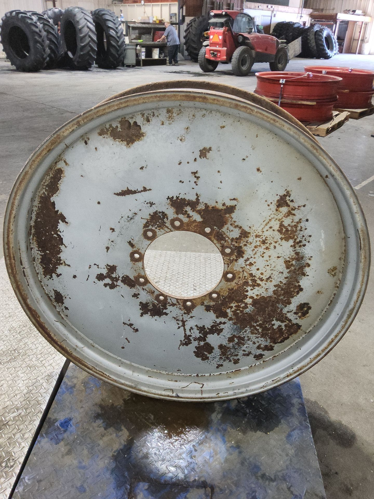 8"W x 44"D, Case IH Silver Mist 10-Hole Flat Plate , -0.88" Offset