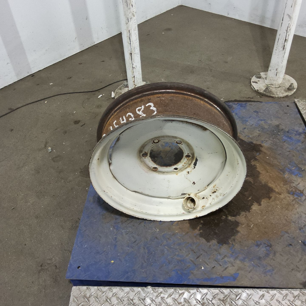 5.5"W x 18"D, John Deere Yellow 8-Hole Formed Plate , -0.81" Offset