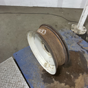 5.5"W x 18"D, John Deere Yellow 8-Hole Formed Plate , -0.81" Offset