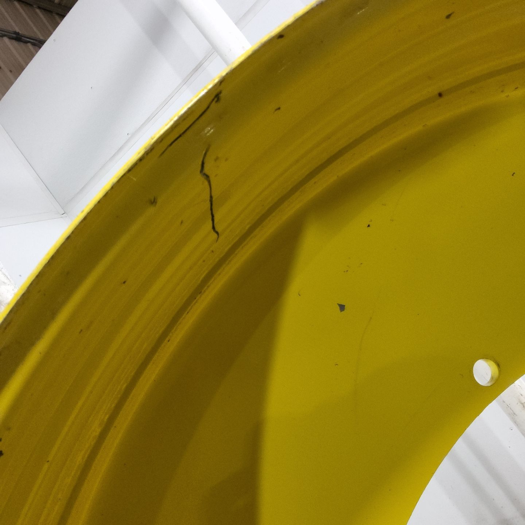 10"W x 54"D, John Deere Yellow 12-Hole Stub Disc , -2.44" Offset