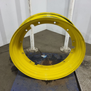 10"W x 38"D, John Deere Yellow 12-Hole Stub Disc , 5.38" Offset