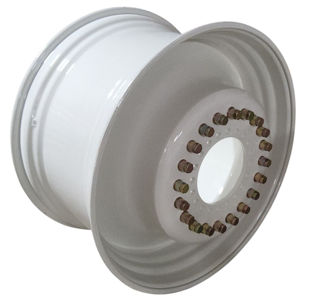 27"W x 38"D, New Holland White 20-Hole Straddle Dual - Inside Main , 15.25" Offset