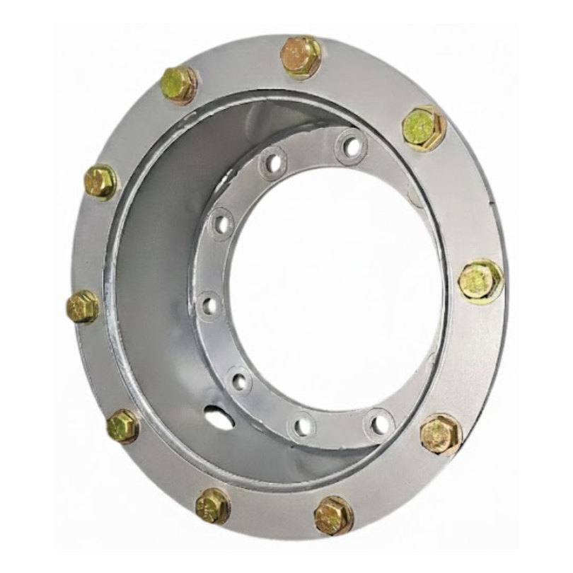 10 to 10-Hole 7"L Extension Starter Hat(For 2-pc Spool Style), Case IH Silver Mist