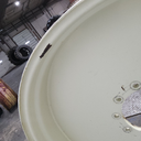 16"W x 42"D, Off White 10-Hole Flat Plate , -1.75" Offset