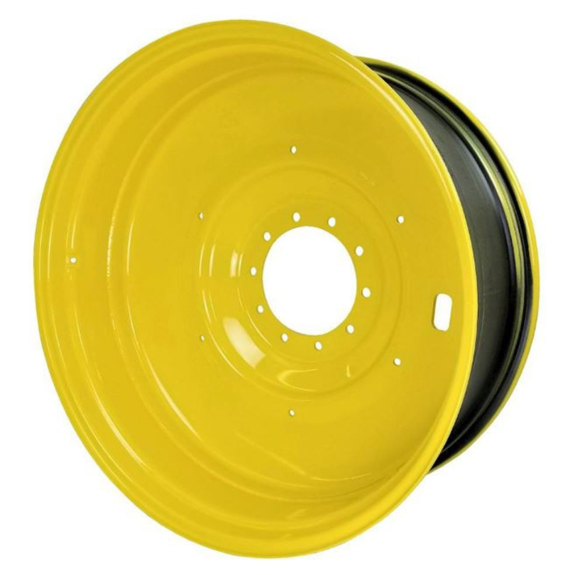 16"W x 42"D, John Deere Yellow 10-Hole Straddle Dual - Inside Main , 9.5" Offset